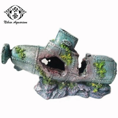 Used submarine ornaments for fish tank decoration