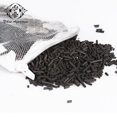 Indoor fish farming activated carbon water filter material for aquarium tank